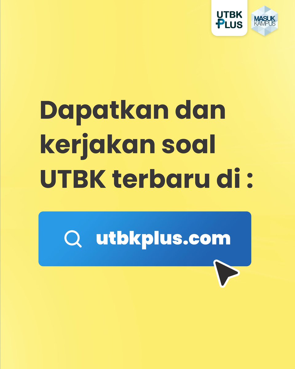 masukkampus's tweet photo. TRYOUT UTBK CUMA 3.500?!
Paket hemat, soal ketat, skor mantap.
Biar gak nyesel, buruan gas sekarang!
Daftar disini https://t.co/RdYSWYd6NA
#MasukKampus #TryoutUTBK #UTBKPLUS #PTN #UTBK #SNBT https://t.co/Mer4HPXqvp