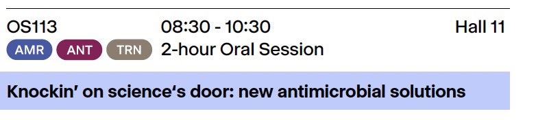 So excited to be in Vienna for #ESCMID2025 where I will be giving a talk on how our peptides can disrupt K. pneumoniae biofilms.

If you are around this Tuesday come check it out!!!
