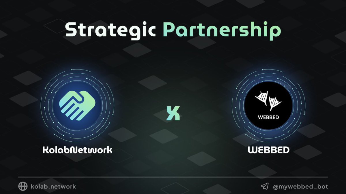 Hoofcommunity's tweet photo. ✅ Strategic Expansion – Tapping into Kolab Network’s expertise to accelerate Webbed’s journey to TGE.
The next wave of Web3 gaming starts now. Let’s build it together. 🌐✨
🔗 Kolab Network: https://t.co/VH0zXbliPY
🔗 Webbed: https://t.co/jMhEjTwAhr

#KolabNetwork #Webbed https://t.co/9GB96wzX7E