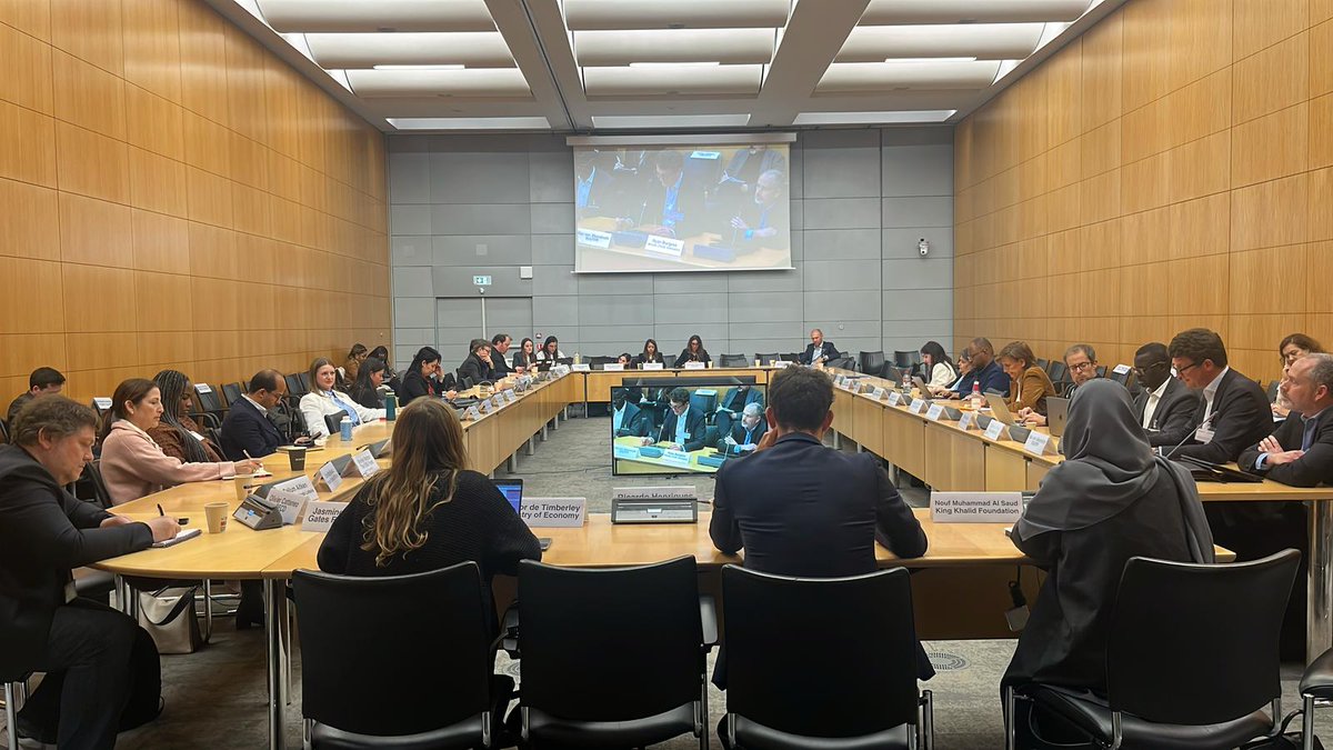FMBBVA's tweet photo. 📌 On the 7-8th of April, Laura Fernández Lord, head of Sustainability, Equality and Inclusion for the #FMBBVA, joined the @OECD  #netFWD #Gender Working Group Meeting within the framework of the Annual netFWD Meeting. 👇🏾 https://t.co/mJRRVWbse3