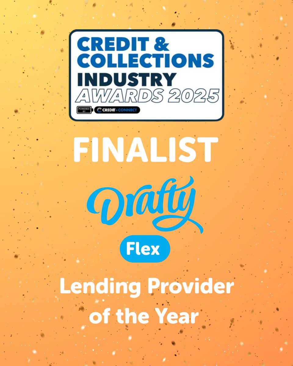 drafty_uk's tweet image. We’re thrilled to announce that #DraftyFlex is a finalist for Lending Provider of the Year at the 2025 Credit &amp;amp; Collections Awards! 🎉 
We are proud to provide the UK with flexible lending and our customers with a product they can rely on. 
#2025CreditandCollectionsIndustryAwards