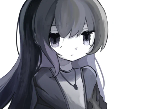 WIPなんですが、白黒いいね^^b 