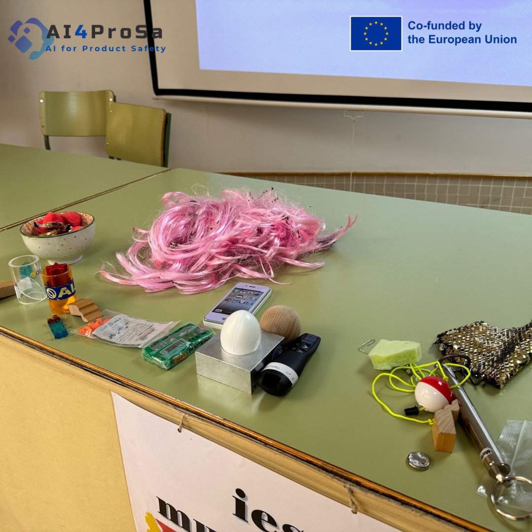 AI4ProSa's tweet photo. 🔬🤖 Science meets product safety through AI!

 During the Science and Technology Week, we took part in inspiring future professionals at IES Mutxamel (Spain). 
Technology and science are not just for labs — they are for real life, and they start with education.

@sepiegob https://t.co/JF4EyFj2ep