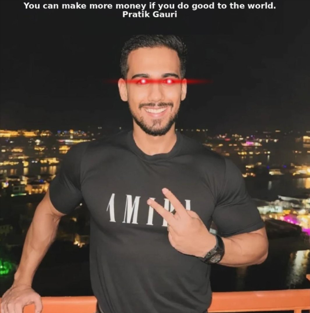 livewith5ire's tweet photo. He’s not just leading a blockchain revolution—he’s redefining capitalism. @pratikgauri , the force behind 5ire.

#5ire
#PratikGauri
#PurposeDriven
#BlockchainForGood
#Web3WithPurpose
#SustainableBlockchain
#ImpactChain
#FounderVision
#ProfitWithPurpose
#FutureIs5ire https://t.co/RL1t65gad7