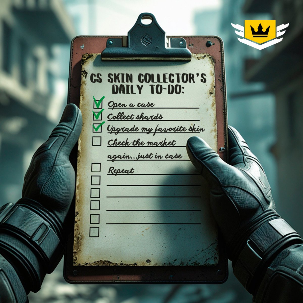 💥🎮What’s on your list?

#CS2 #CSGO #CSMToDo