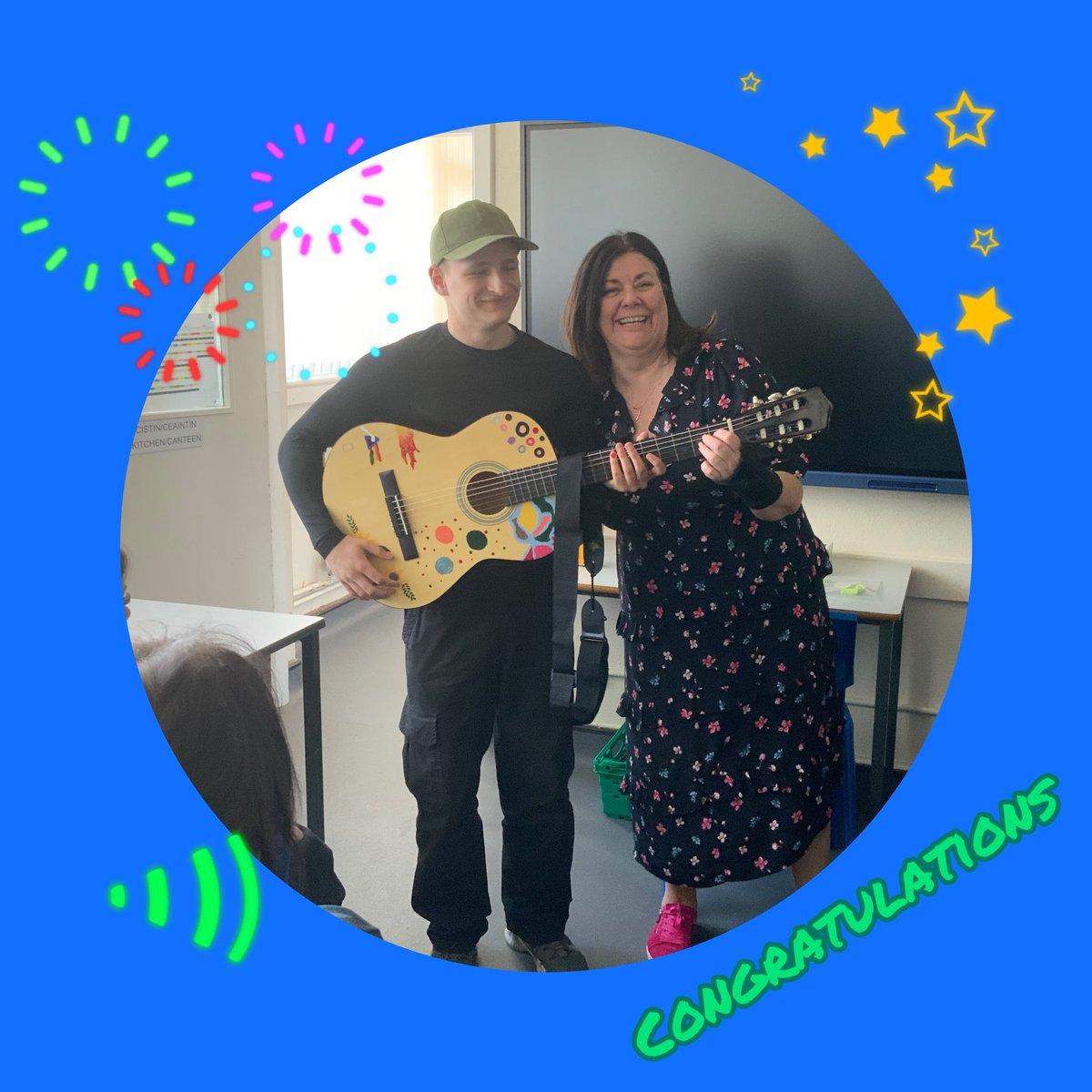 Rush Youthreach (@yrrush) on Twitter photo Egg-cellent news and congratulations to both our egg-tra-lucky students who won our Easter raffle, the Incredible Easter egg and the donated guitar, ready to strum some harmonious tunes. <a href="/ddletb/">Dublin & DĂșn Laoghaire ETB</a> <a href="/SOLASFET/">SOLAS</a> <a href="/ESF_Ireland/">ESF Ireland</a> #EUinmyregion Egg-cellent news and congratulations to both our egg-tra-lucky students who won our Easter raffle, the Incredible Easter egg and the donated guitar, ready to strum some harmonious tunes. <a href="/ddletb/">Dublin & DĂșn Laoghaire ETB</a> <a href="/SOLASFET/">SOLAS</a> <a href="/ESF_Ireland/">ESF Ireland</a> #EUinmyregion