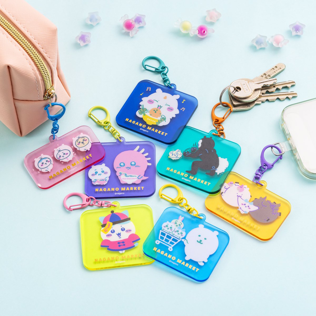 🛒新商品🛒 『カラーなアクリルキーホルダー（全7種）』 各770円(税込