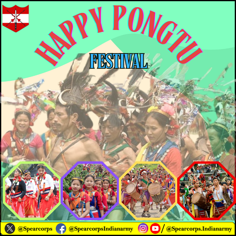 Spearcorps's tweet photo. Lt Gen Abhijit S Pendharkar, GOC #SpearCorps and all ranks convey best wishes on the occasion of #Pongtu Festival to the #Tutsa community and the people of #ArunachalPradesh. 
May this festival bring happiness and prosperity to all.

@adgpi
@easterncomd
@MyGovArunachal 

Facebook - https://t.co/AH8VkeXt1Q

Instagram - https://t.co/WMXu9C32bf
