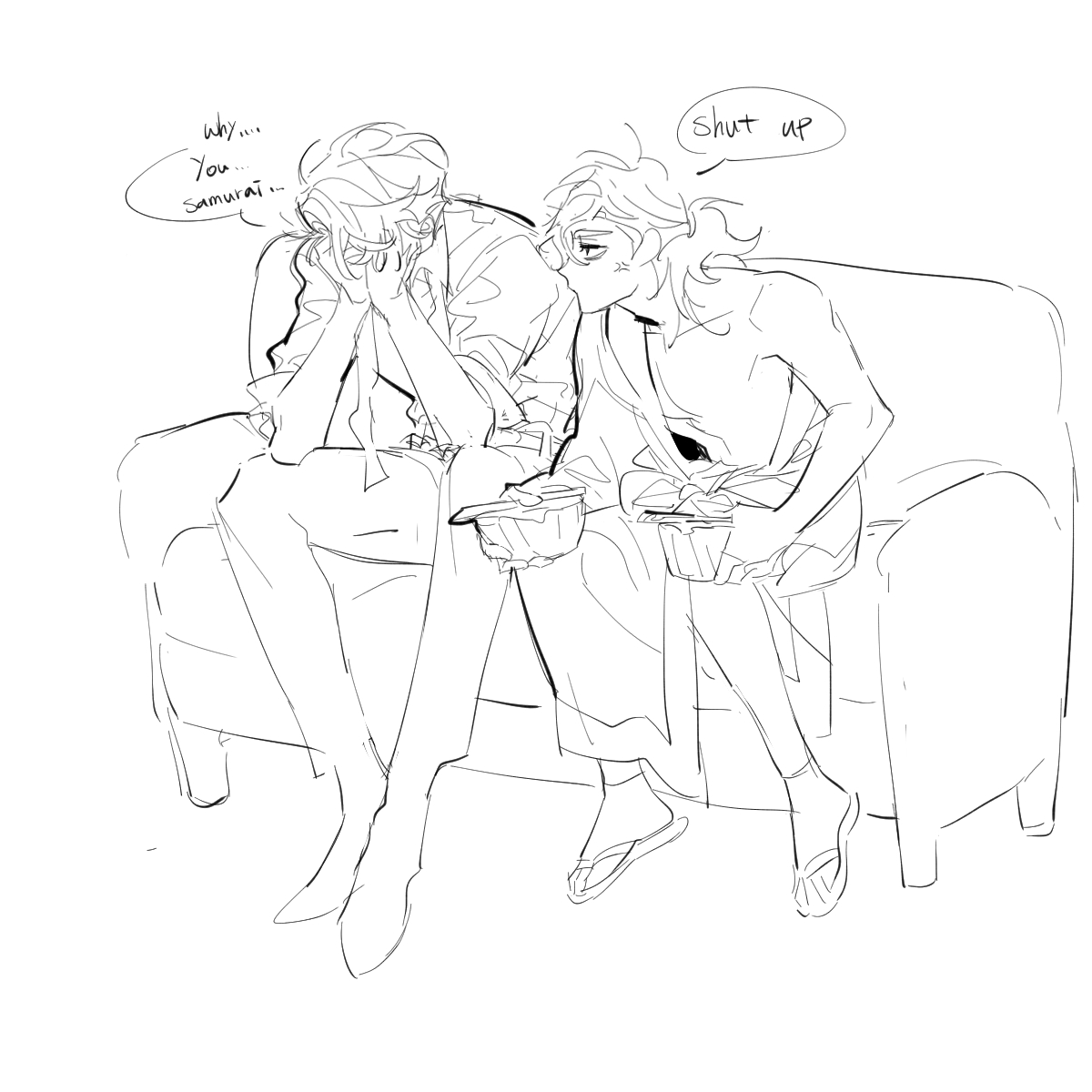 둘이 만나면 어떻게 될지 망상한 그림만 200장