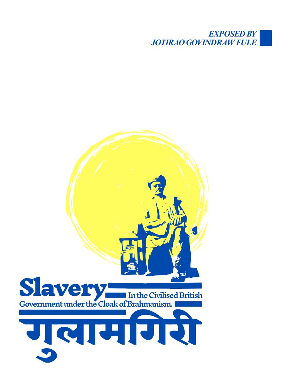 deepali_writes's tweet photo. Exposed by Jotirao Govindrao Phule🔥

Artist _ suraj nirmale

#PhuleJayanti #gulamgiribook 
#jayanticelebration💙 #thoughts https://t.co/U0eXOO7D67