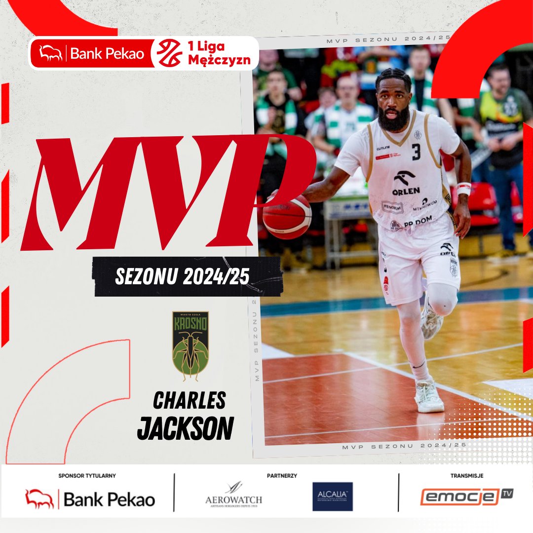 Pekao S.A. 1 Liga Mężczyzn (@1lmkosz) on Twitter photo 👏 Charles Jackson z <a href="/BasketKrosno/">Miasto Szkła Krosno</a> to 𝗠𝗩𝗣 𝗦𝗘𝗭𝗢𝗡𝗨 zasadniczego 2024/25 Pekao S.A. 1 Ligi Mężczyzn❗️
<a href="/BankPekaoSA/">Bank Pekao S.A.</a> <a href="/AerowatchPolska/">Aerowatch Polska</a> #1lkosz 👏 Charles Jackson z <a href="/BasketKrosno/">Miasto Szkła Krosno</a> to 𝗠𝗩𝗣 𝗦𝗘𝗭𝗢𝗡𝗨 zasadniczego 2024/25 Pekao S.A. 1 Ligi Mężczyzn❗️
<a href="/BankPekaoSA/">Bank Pekao S.A.</a> <a href="/AerowatchPolska/">Aerowatch Polska</a> #1lkosz