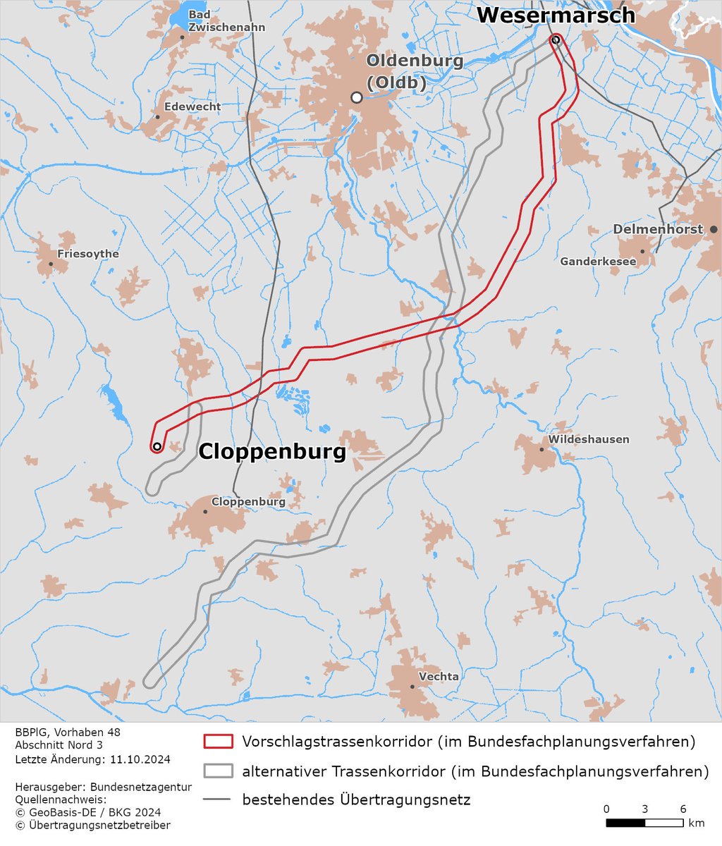netzausbau's tweet image. #KorridorB: In den Abschnitten Mitte & Nord3 endete im Januar die #Öffentlichkeitsbeteiligung. Weil es keinen Bedarf einer näheren Erörterung gibt, wird auf die #Erörterungstermine verzichtet. Näheres finden Sie hier: netzausbau.de/vorhaben48n3 & netzausbau.de/vorhaben49-m