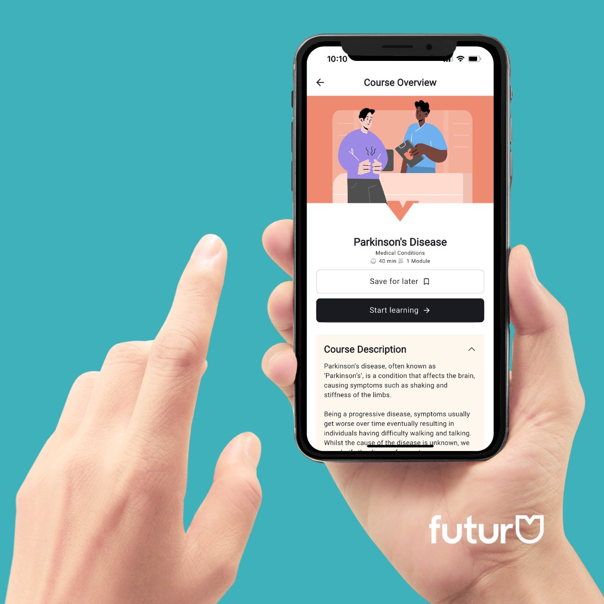 Today we observe #WorldParkinsonsDay, a crucial time to raise awareness about this progressive neurological condition.

Want to expand your understanding and provide more effective support? Our FREE Parkinson's Disease course can help → futuru.ai/course/parkins…