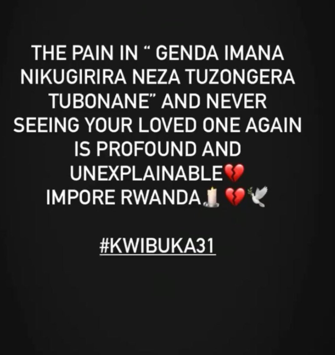 Jenoside irategurwa
Igategurirwa kumara ubwoko runaka, abantu runaka, …..

Iwacu aha: 👇🏾
✍🏾Jenoside yateguriwe kumara Abatutsi

✍🏾Yateguriwe kurimbura ubwoko Tutsi
(Muzasome #MoiLeDernierTutsi mukurikire n’ibiganiro by’abahanga ku mateka y’u Rwanda <a href="/DrDamascene/">Dr. Jean Damascene BIZIMANA</a> abigarukaho