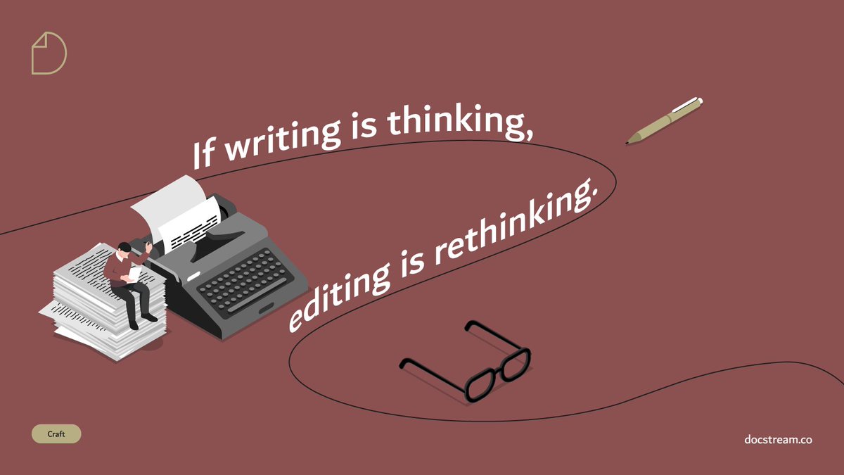 docstream_co's tweet photo. If writing is thinking, editing is rethinking.

❌ The policy, which was introduced recently and has been somewhat effective in some cases, is still being debated.

✅ The newly introduced policy has shown some effectiveness but remains under debate.

#DocStreamCraft #writing #editing #linguistics #style