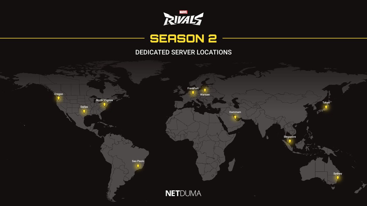Marvel Rivals Season 2 server locations🗺️

Are you enjoying <a href="/MarvelRivals/">Marvel Rivals</a> so far?