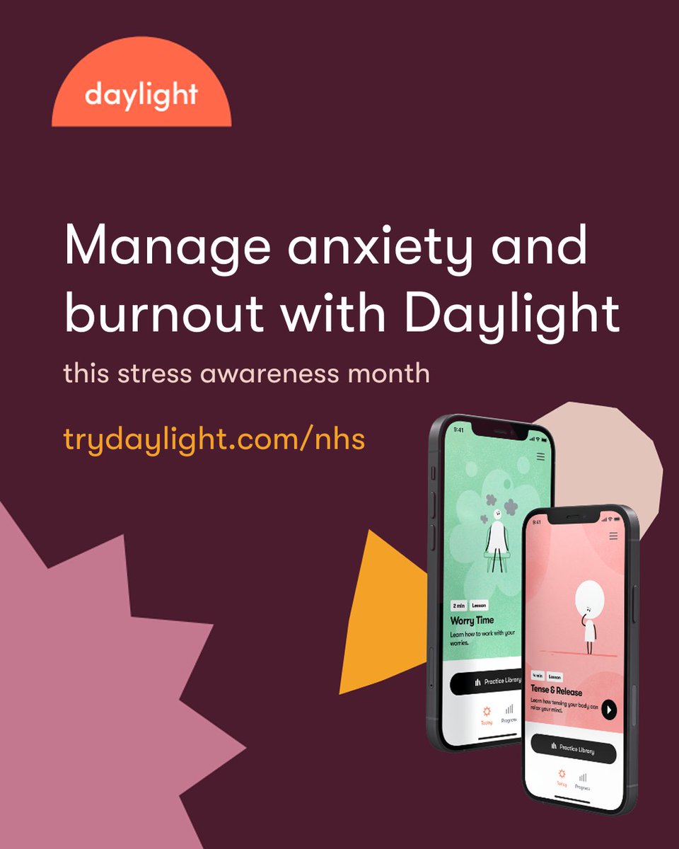Daylight is a free app for people living in Scotland. It’s designed to help people who are experiencing symptoms of worry and anxiety.

Try it out by going to onboarding.trydaylight.com/daylight/nhs/4…