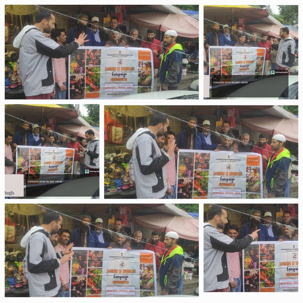 CouncilDoda's tweet photo. Today, an awareness program was conducted near Old Hospital, informing #streetvendors about the #benefits of #socialprofiling under #SVANidhiseSAMRiddhi scheme.
@harvinder_ias
@MoHUA_India
@Devansh_IAS
@mandeep082
@SwachSurvekshan
@md_sbm
@SwachhBharatGov
@JammuUlb
@JKHUDD1 https://t.co/V3gcg22Wmh