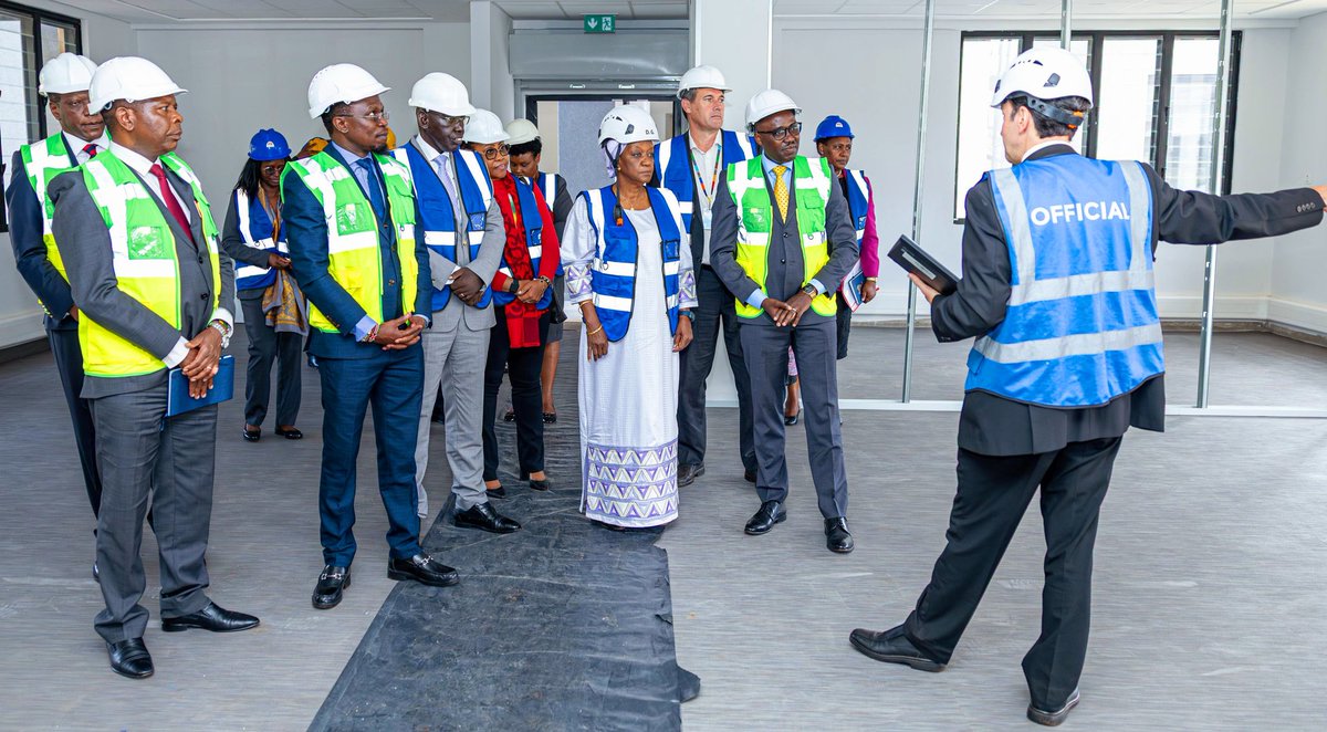 AbabuNamwamba's tweet photo. With a staff of 6500 personnel from across the world (20,000 with families), 86 UN agencies that include headquarters of UNEP and UN-Habitat, a duty station servicing the whole of Africa and a total of 166 countries globally, a complex sitting on 140 acres of land amidst the Karura forest complex, and increasing migration of more UN agencies to Gigiri, the United Nations Office in Nairobi (UNON) is the fastest expanding of the UN headquarters and a key. An investment of USD 340 million is set to completely transform the UNON complex and operations, elevating it to premier heights and cementing Nairobi as a United Nations pivot.

With @ForeignOfficeKE PS Dr. @SingoeiAKorir, @ImmigrationDept PS Dr. Belio Kipsang and @ODG_UNON H.E Zainab Hawa Bangura, we reviewed progress of the roll-out of the Gigiri Masterplan, and toured the complex to assess works of Phase I of the Masterplan. The jewel in the crown is a new Assembly Hall set to raise UNON's conferencing capacity from 2000 to 9000, placing Nairobi at par with New York and Geneva, the other UN headquarters.

We also reviewed essential services by GoK facilitating operations of the UN in Nairobi.