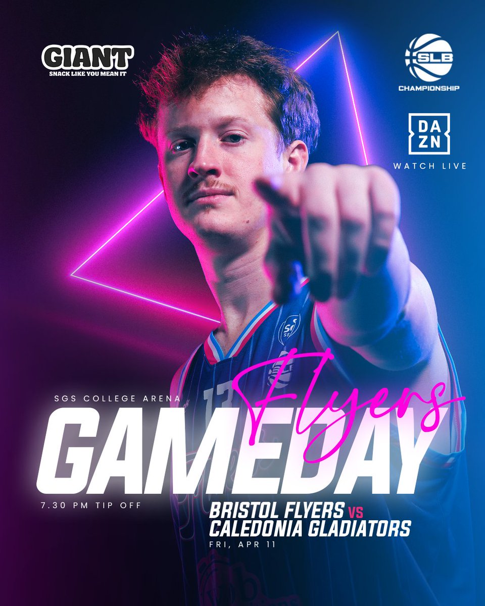 Bristol Flyers (@bristolflyers) on Twitter photo Big weekend starts here! πͺ
π <a href="/Cal_Gladiators/">Caledonia Gladiators</a>
π <a href="/SprLeagueBballM/">Super League Basketball</a> Championship
π <a href="/sgs_college/">SGS College</a> Arena
π’ 7.30pm tip-off
ποΈ GOING FAST
πΊ Watch LIVE on DAZN Big weekend starts here! πͺ
π <a href="/Cal_Gladiators/">Caledonia Gladiators</a>
π <a href="/SprLeagueBballM/">Super League Basketball</a> Championship
π <a href="/sgs_college/">SGS College</a> Arena
π’ 7.30pm tip-off
ποΈ GOING FAST
πΊ Watch LIVE on DAZN