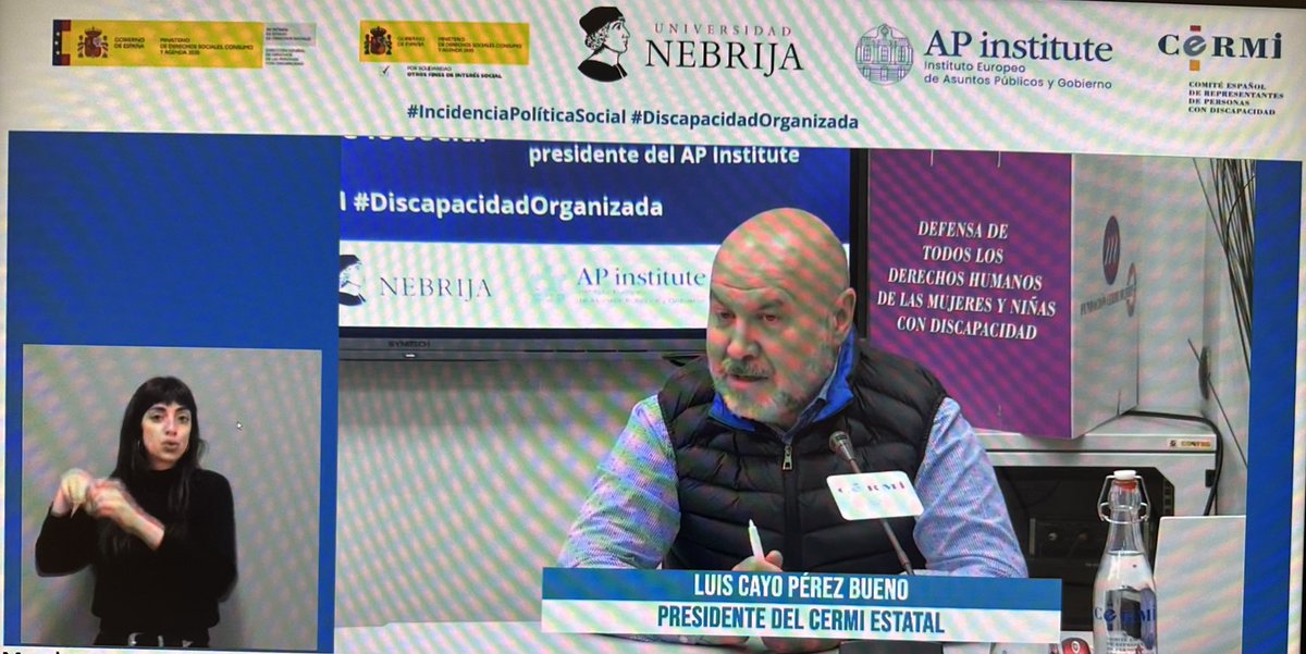 attitudefr_go's tweet photo. Enhorabuena @Cermi_Estatal por la organización de la sesión/ conferencia sobre la incidencia política y los asuntos públicos “Llegar allí donde se toman las decisiones”,intervienen el presidente de CERMI @luiscayoperez y el presidente de #APInstitute Joan Navarro. #discapacidad https://t.co/GuiUnBHjjG