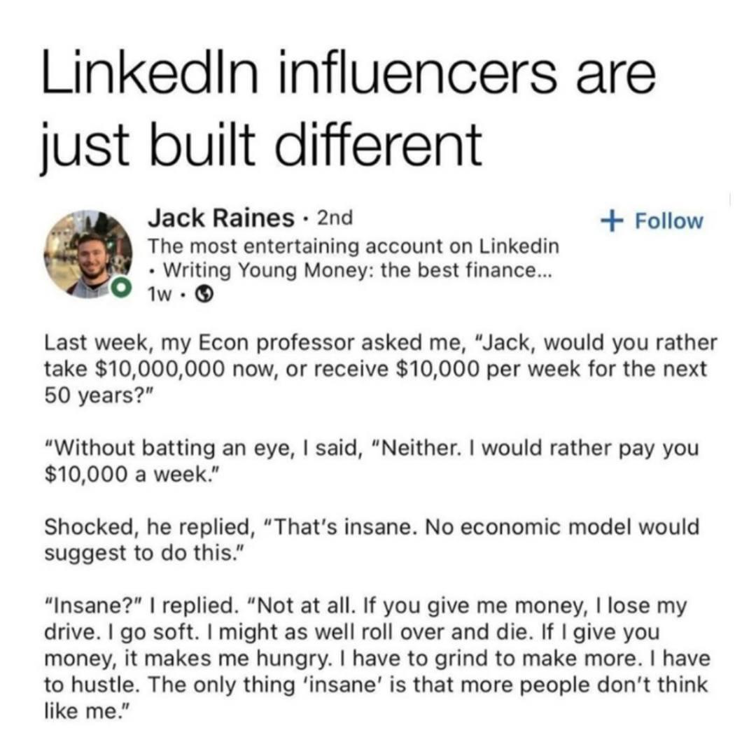 LinkedInLunat1c's tweet photo. https://t.co/bGO03jAZBq