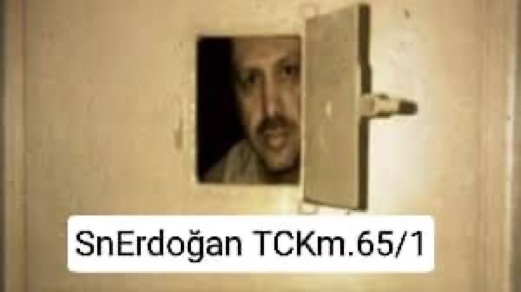 SnErdoğan TCKm.65/1 <a href="/RTErdogan/">Recep Tayyip Erdoğan</a>  <a href="/yilmaztunc/">Yılmaz TUNÇ</a>  <a href="/YildizFeti/">Feti Yıldız</a>  <a href="/adalet_bakanlik/">T.C. Adalet Bakanlığı</a>