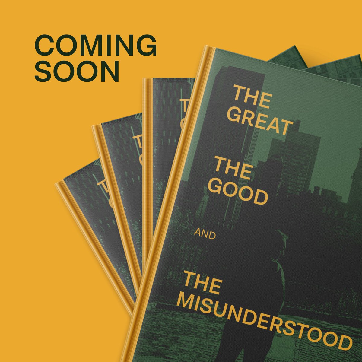 I’m very pleased to announce a new book incoming - The Great, the Good and the Misunderstood. More details to follow but for the moment, contented excitement just about covers it. Have a lovely day and if you’re reading this at night, don’t be scared of the dark.