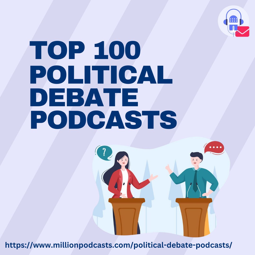MillionPodcasts's tweet photo. 🎧 Top 100 Political Debate Podcasts of 2025! 🎧
🔗 Full list here: https://t.co/gfVZvykJHJ
Cut through the noise with the sharpest political minds & fiercest debates from around the world 🎙️🗳️🔥
🎧 Why use this list?
✅ Direct access to top political debate podcasts 🎙️🧠
✅ Save hours of research—contacts all in one place ⏳⚡
✅ Perfect for PR pros, political strategists & debate enthusiasts 🎯📢
📢 Big shoutout to these top voices in political dialogue! 👇
@donnybrookstl @sarahfenske @the_hindu @buitenhoftv @kmele @mcmoynihan @mattwelch @wethefifth @phoenix_de @mcottle @douthatnyt @carlosnyt @drlucasklein @dissonance_pod @cecilxx @bnicholsliberty @uscpolfuture @bobshrum @murphymike @bloggingheads @billscher @mattklewis @nonzeropods @cnn @wolfblitzer @nbcnews @kwelkernbc @politicallyga @bluestein @tiareports @murphyajc @ctv_powerplay @vassykapelos @yourcallradio @roseaguilar @mccourtneyinst @cbeem1 @celoyle @profcandis @jennaspinelle @majorityfm @samseder @emmavigeland @bbcworldservice @jonnydymond @cspan @RobforOHIO @irishtimes @hlinehan @rte
🎙 For PR pros & political thinkers—this is your ultimate podcast list! 🗣️📈