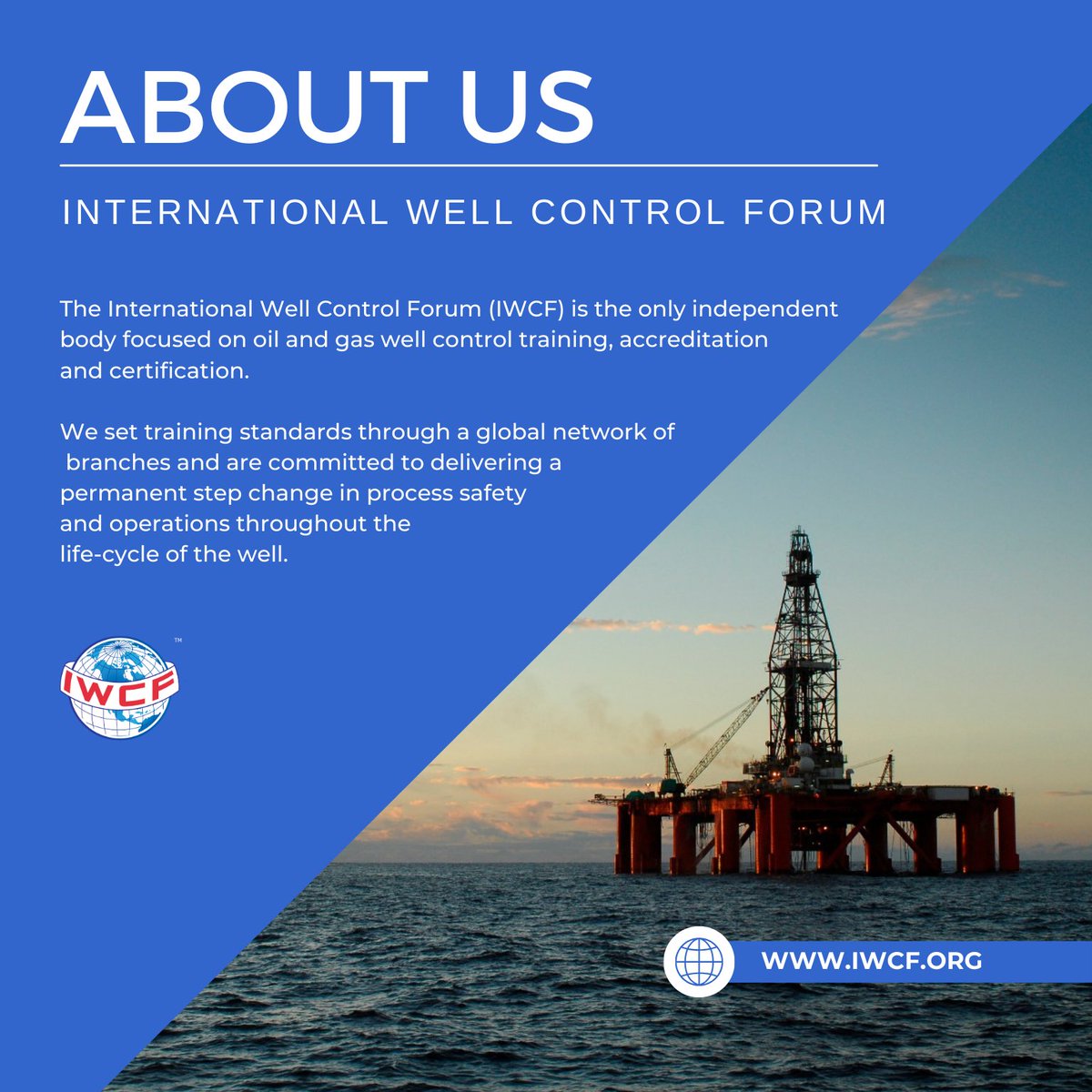IWCFmontrose's tweet photo. We are a not for profit membership organisation established in 1992.

IWCF programmes are delivered by a global network of accredited centres.

Learn more about us here:https://t.co/obVtvkb8pX

#internationalbusiness #oilandgas #training #assesment #IWCF https://t.co/Nd51sy7HkI