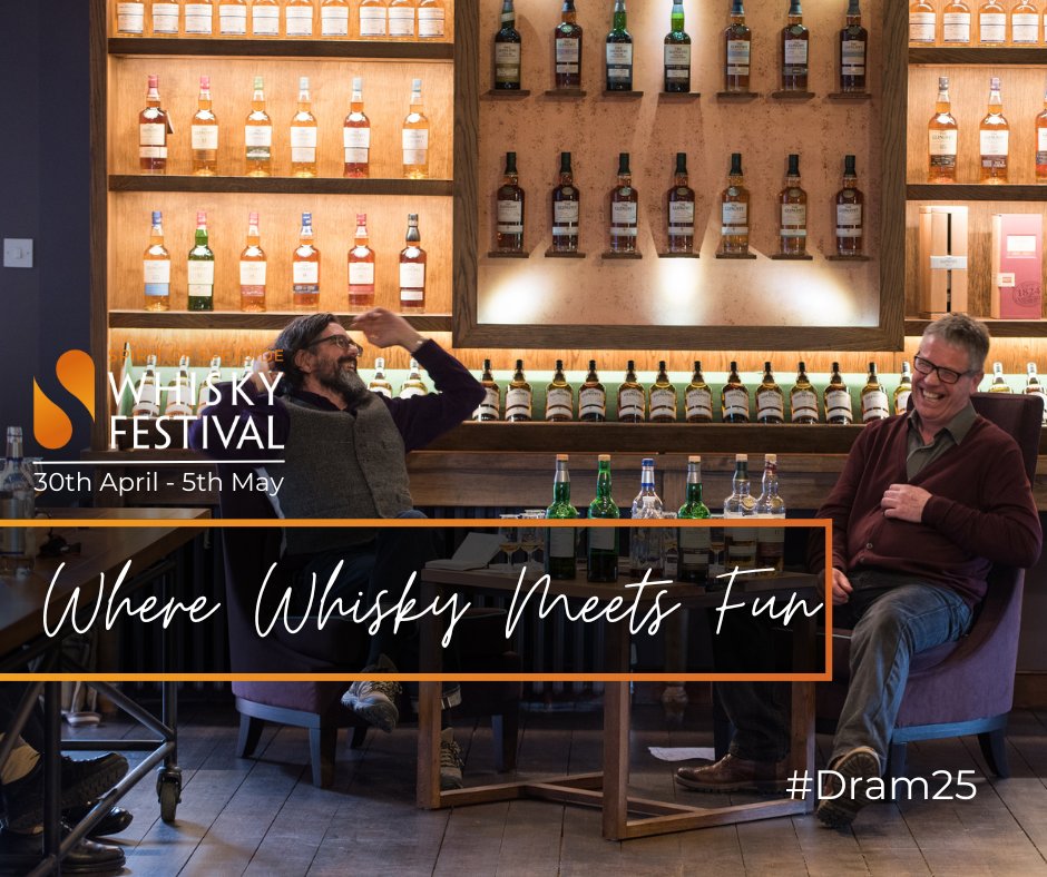 🎉 From blending your own whisky to pairing it with ice cream, these fun Speyside experiences are all about creativity, discovery, and having a good time! 🥃✨
Don’t miss out on the lighter side of the festival: ow.ly/7raX50VwgYB
#Dram25 #SpiritOfSpeyside