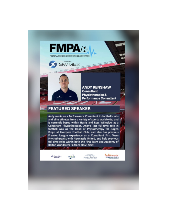 FMPA_Register's tweet photo. FMPA EDUCATION:

⚽ Patella Tendinopathy: Evidence-based or Clinical Experience?

🎤 Andy Renshaw, Consultant Physiotherapist &amp; Performance Consultant

📌 @sufc 

2️⃣4️⃣ April 2025

➡️ https://t.co/v80NHIuWXJ https://t.co/BImXrZznGO
