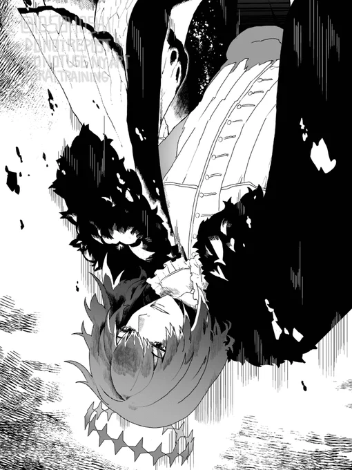 今進捗中の漫画の1ページ 