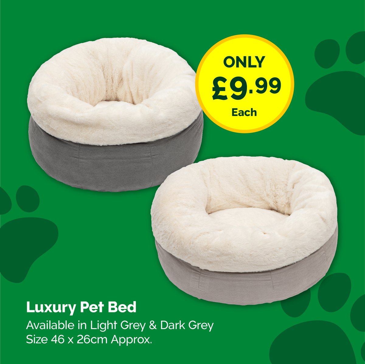 Poundstretcher1's tweet photo. Pet beds fit for our furry friends at your local Poundstretcher &amp; Pet Hut 🛏️  #furryfriends #petbeds #poundstretcher #pethut https://t.co/82IQaKVgIg