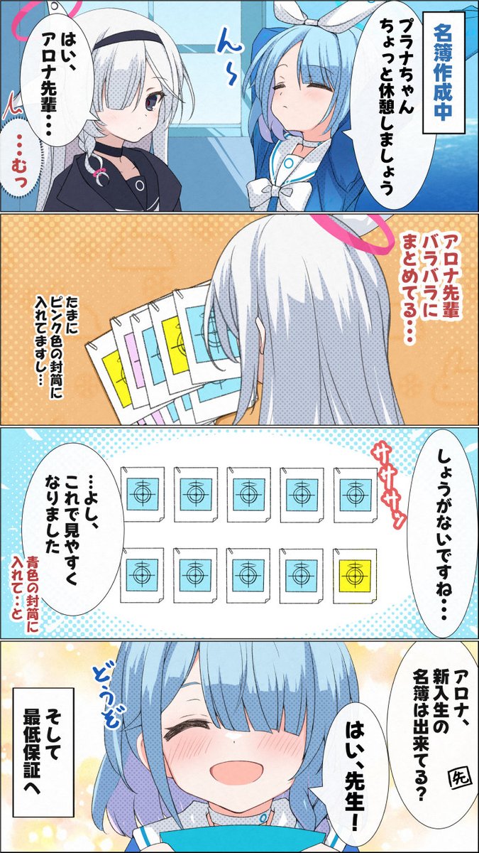 ブルアカ漫画
几帳面なプラナちゃん
#ブルアカ