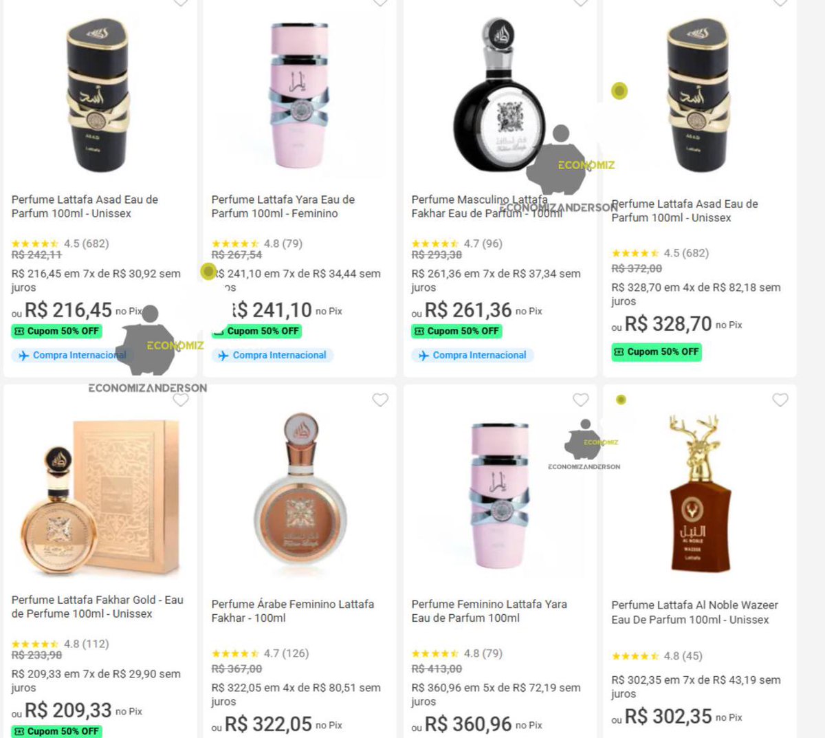 APROVEITA! Voltou!!! Cupom de 50% em perfumes árabes

🧩 Use o Cupom:CUPOMPERFUME50

🛍Clique no link: bit.ly/importsEconomi…

Válido nos produtos do link

Lojista que recomendo (Noc Noc EUA): bit.ly/4idutpt