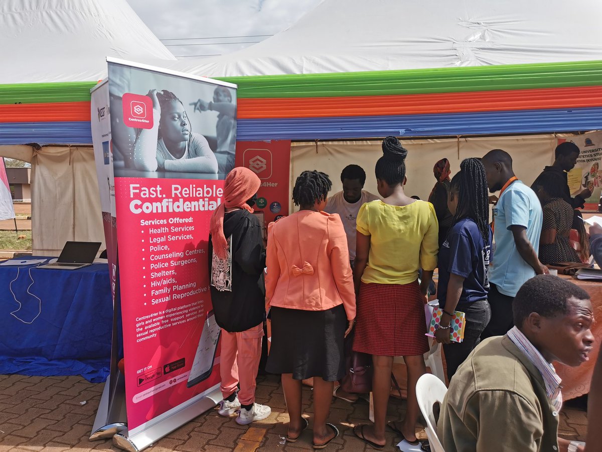 centres4her's tweet photo. At @kyambogou STEAM event, demonstrating how Centres4Her is revolutionizing access to post violence support services. The App confidentially links survivors to nearby help, including medical care, counseling, and legal aid. Join us to see how tech can empower! @unwomenuganda https://t.co/lh4EsxrUrd