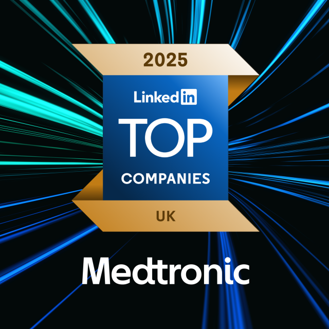 Thrilled to work at Medtronic, a Top LinkedIn Company in the UK! Together, we make a difference every day, improving lives through our innovative solutions. 💙 #Medtronic #LinkedInTopCompanies #MedtronicEmployee