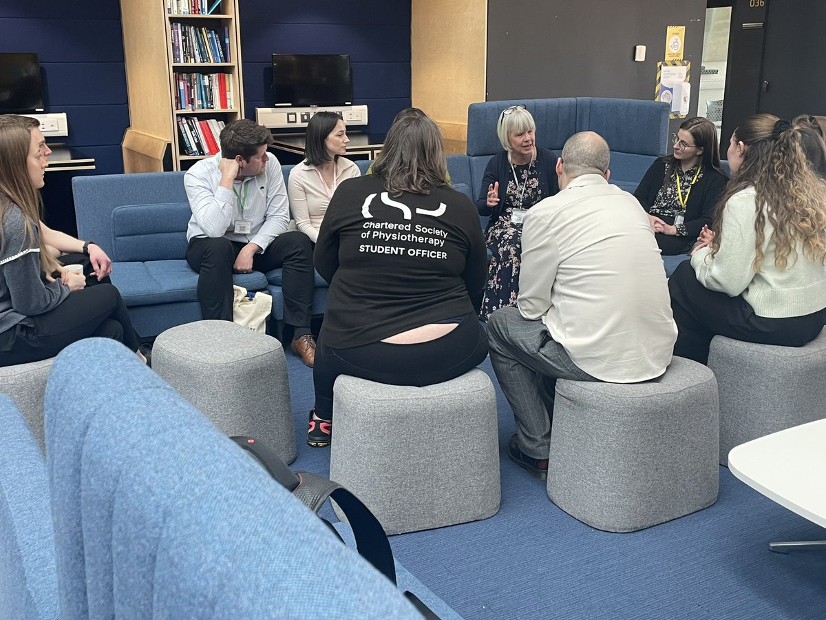 Great turn out from students <a href="/thecspstudents/">CSP Students</a> <a href="/BeverleyHarden/">Beverley Harden FCSP</a> <a href="/PhysioResSoc/">Physiotherapy Research Society (PRS)</a> <a href="/CAHPR_EM_hub/">CAHPR EM Hub</a> #PRS2025 and a good opportunity to network at break time