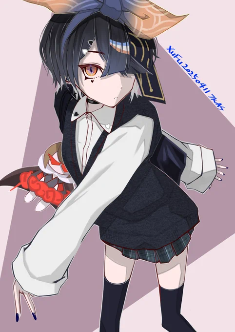 制服&ショートカット&徐福!#FGO 