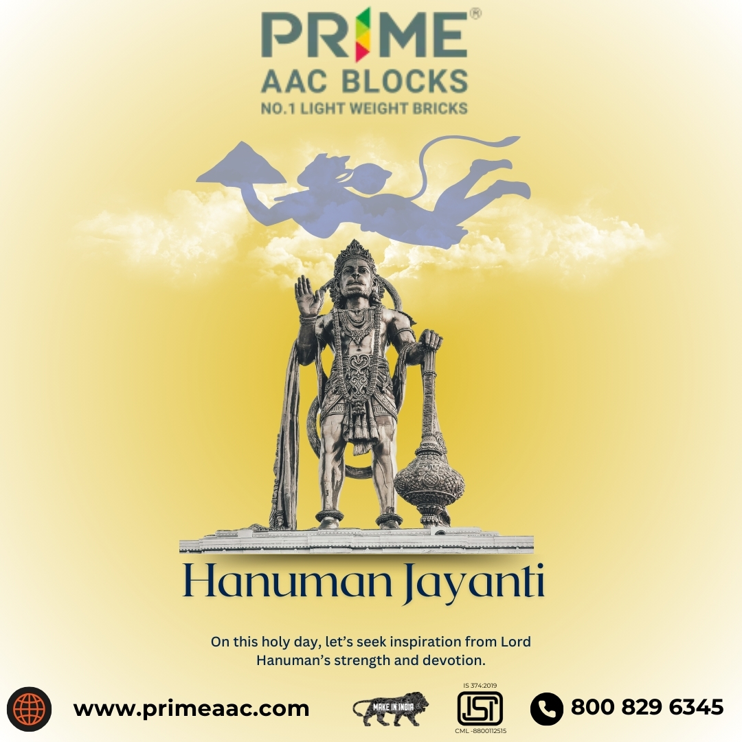 PRIMEAAC_HQ's tweet photo. ✨ Wishing you a powerful and blessed Hanuman Jayanti!
"On this Hanuman Jayanti, may your strength rise as high as your dreams."📞  Call us : 8008296345 , 8008496345
🌐   Visit: https://t.co/b4wj4bxwWI
#HanumanJayanti #StrengthToBuild #PrimeAACBlocks #DivinePowerhanumanjayanthi https://t.co/8Yjl6qzNEI