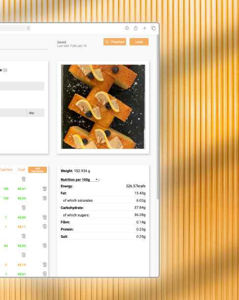FEATURE HIGHLIGHT: Automatic Nutritional Analysis ✨

Instantly see calories, macros, and allergens for any recipe - zero calculations needed.

Try Prepsheets free for 14 days: bit.ly/4i9NtVN