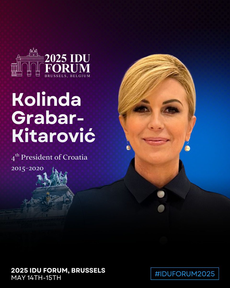 International Democracy Union (@idualliance) on Twitter photo It is great to welcome back <a href="/KolindaGK/">Kolinda Grabar-Kitarović</a>, the 4th President of #Croatia, to the IDU! A trailblazer in #European diplomacy and conservative leadership, President Grabar-Kitarović has long championed democratic resilience, transatlantic partnership, and the empowerment of women in It is great to welcome back <a href="/KolindaGK/">Kolinda Grabar-Kitarović</a>, the 4th President of #Croatia, to the IDU! A trailblazer in #European diplomacy and conservative leadership, President Grabar-Kitarović has long championed democratic resilience, transatlantic partnership, and the empowerment of women in