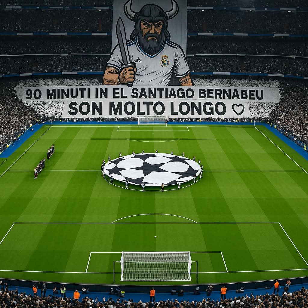 90 MINUTI EN EL SANTIAGO BERNABÉU SON MOLTO LONGO 🤍