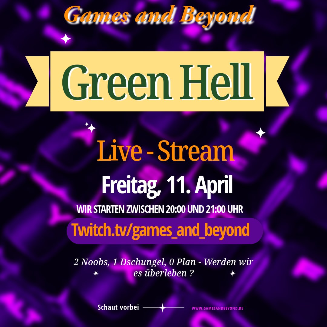 Gamesandbeyond_'s tweet photo. https://t.co/WsJwNyN3uE
Start wie immer zwischen 20 und 21 Uhr https://t.co/B10Zg8tf0L