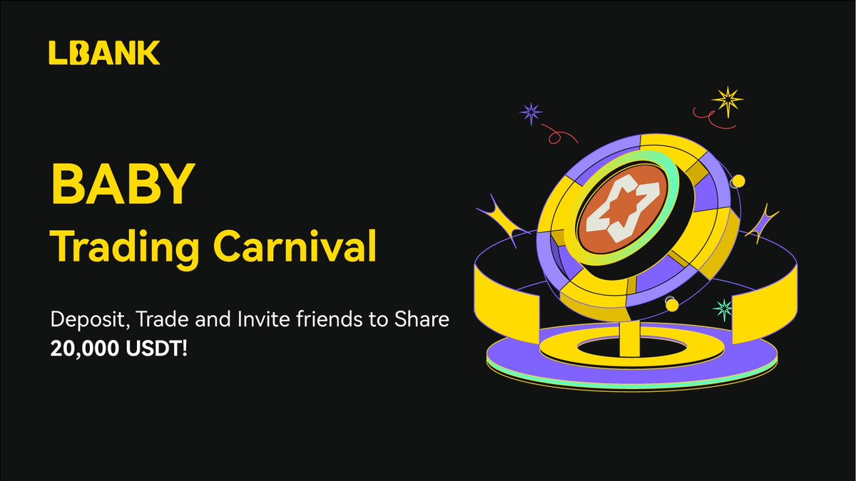 LBankUpdates's tweet photo. ๐ฅ $BABY (Babylon) Trading Carnival: Deposit, Invite Friends & Trade to Share a 20,000 USDT Prize Pool ! @babylonlabs_io
โฐ Apr 11 - Apr 16, 12:00 (UTC)
๐ Trade: https://t.co/peLICLEjWg
๐ก Details: https://t.co/ryiK2cv0GP https://t.co/z44OdFlVOh