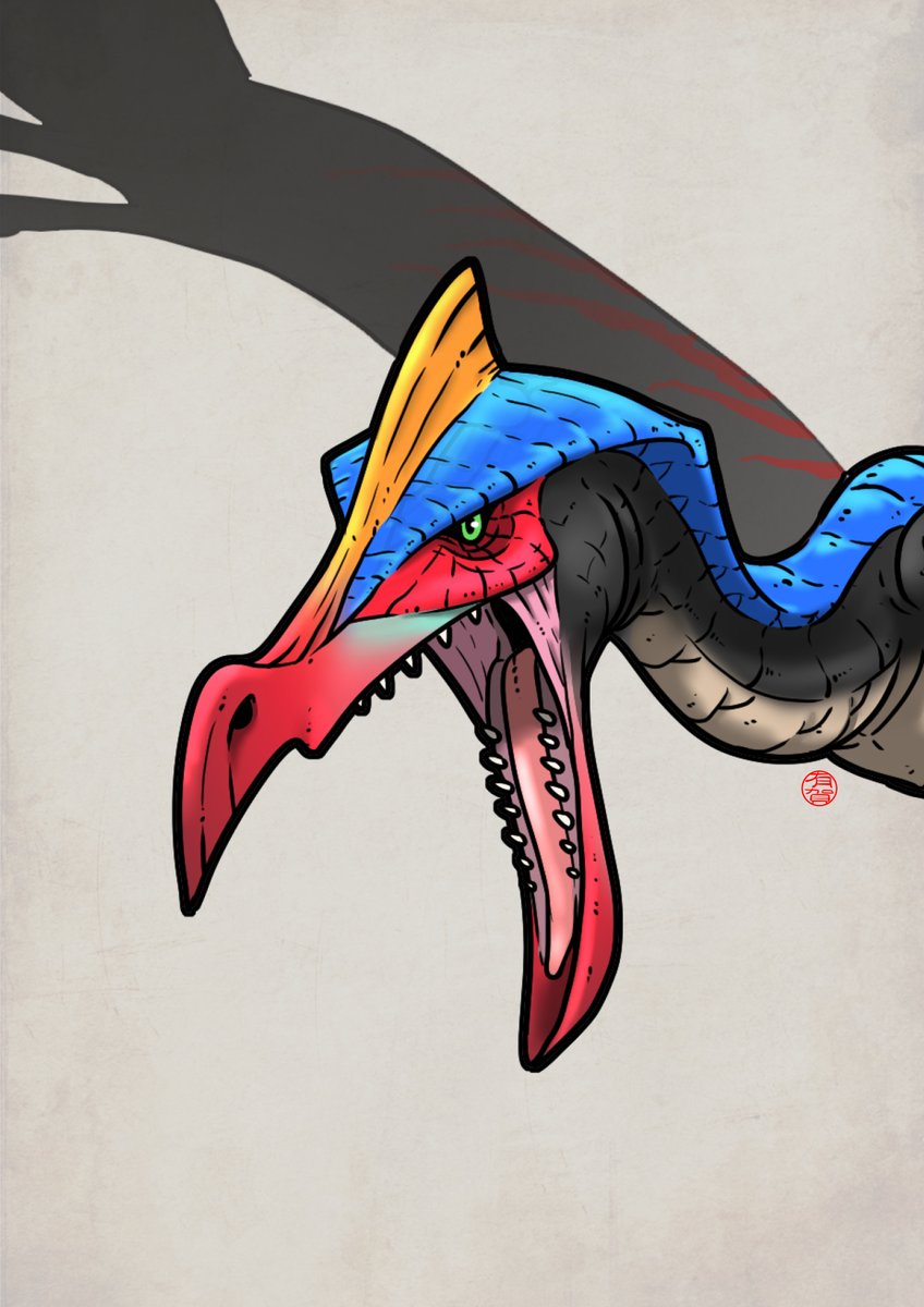 arugaperbawa's tweet photo. SKYREAVER WYVERN
A fast-flying, medium-sized dragon that nests in coastal areas. It lives in large groups led by a dominant male and was once feared for snatching livestock—or even children. Some tamers have domesticated it as a long-range mount.

#Dragon #Art #Fantasy https://t.co/kngwNlqTnE