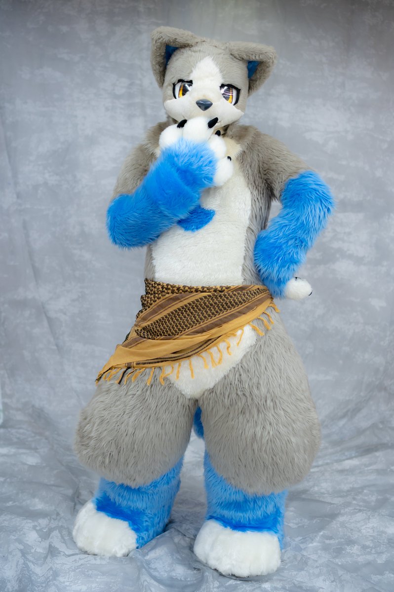 何も隠せてないラクトの腰布
#ミニもふ19てん5
#FursuitsFriday