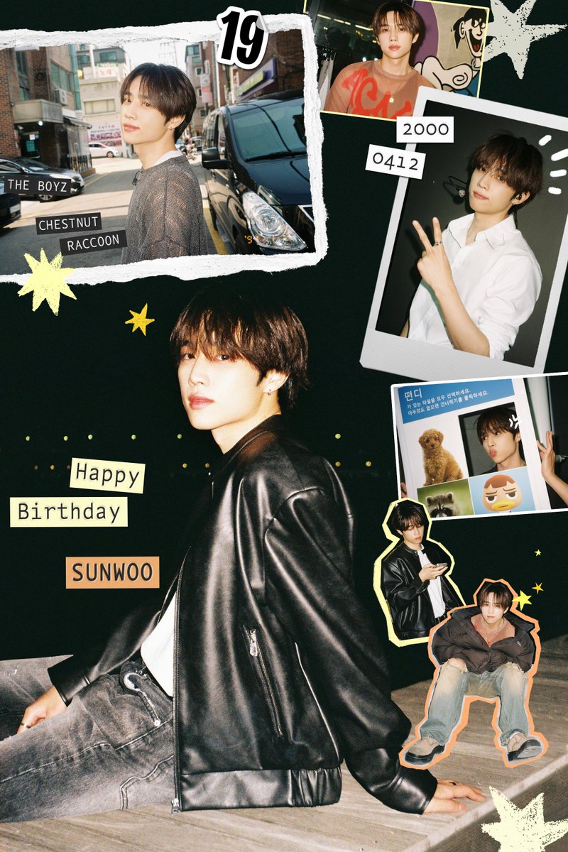 HAPPY SUNWOO DAY🦝

#THEBOYZ #더보이즈
#SUNWOO #선우