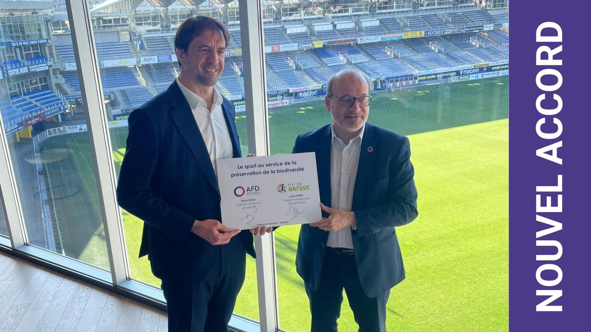 🏉Le sport un outil pour la transition écologique ?

C'est la conviction du fonds <a href="/play_for_nature/">Play for Nature</a>, créé par <a href="/JulienPierre4/">Julien Pierre</a>, avec lequel nous avons signé un partenariat inédit, dans la lignée du Sommet #Sport4SD, pour faire du sport un vecteur de sensibilisation à la protection